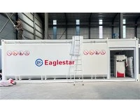 Bensinstasjon for bensin eller diesel